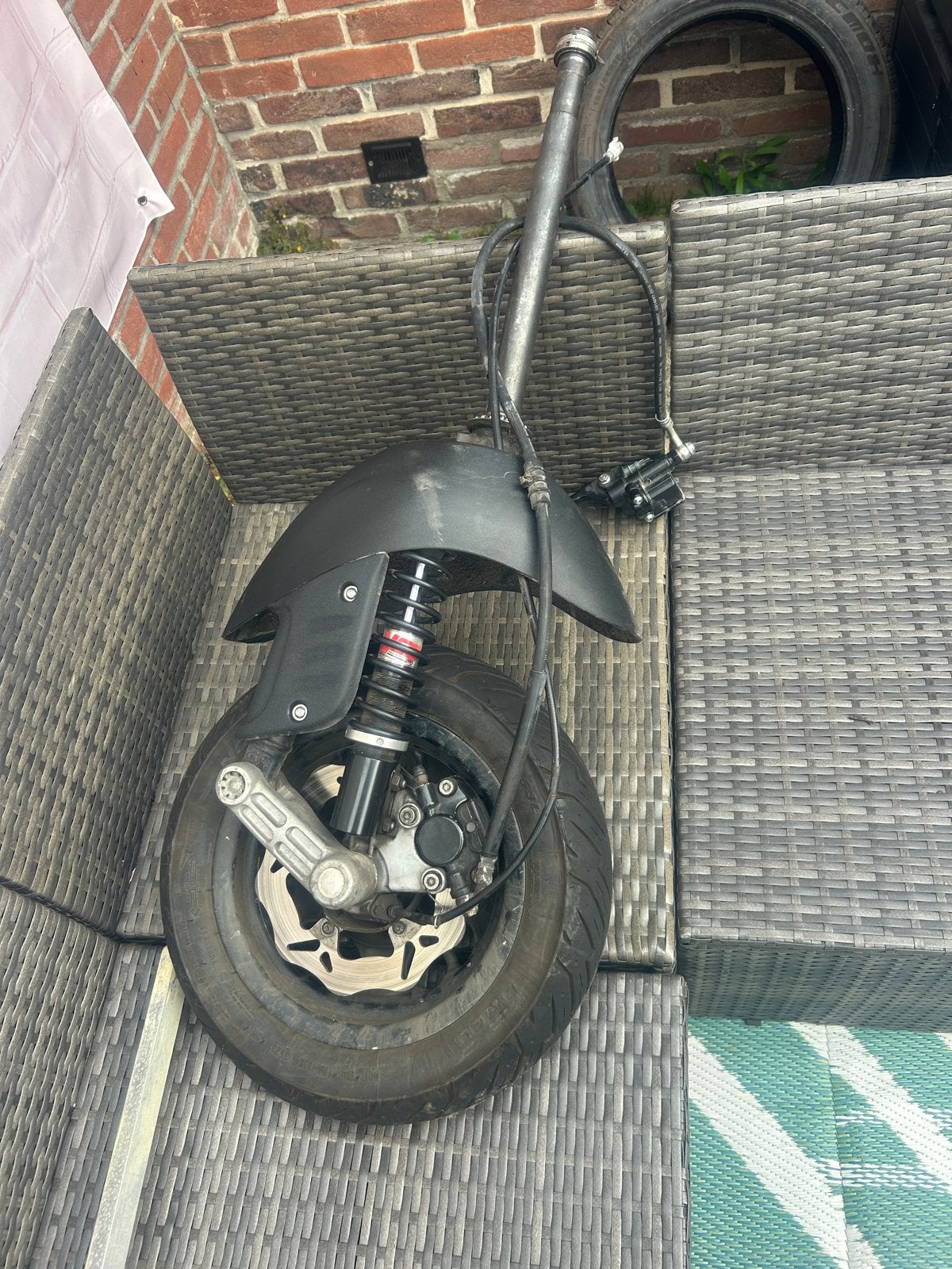 Piaggio Zip SP voorvork, Fietsen en Brommers, Scooters | Piaggio, Ophalen, Gebruikt, Benzine, Zip