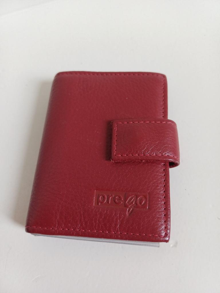 PASJES MAPJE LEER ROOD Z.G.A.N, Ophalen of Verzenden, Zo goed als nieuw, Rood, Leer
