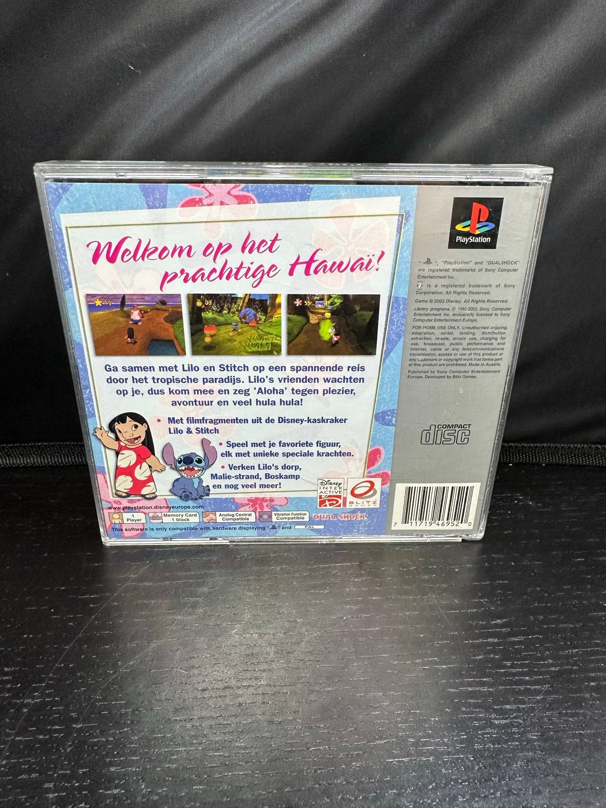 Disney's Lilo & Stitch: Heisa op Hawaï - PlayStation 1, Spelcomputers en Games, F, Gebruikt, Verzenden, 1 speler
