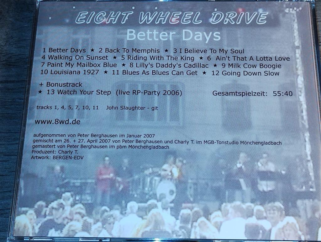 Eight Wheel Drive ‎- Better Days, Ophalen of Verzenden, Zo goed als nieuw, Jazz