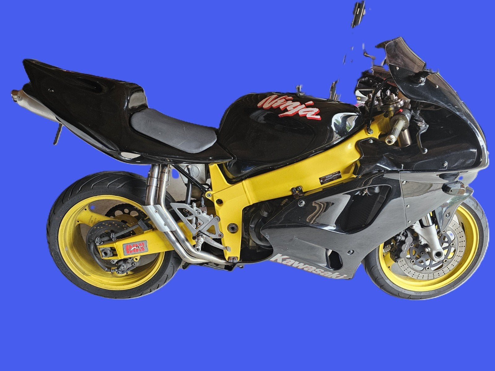 Te Koop onderdelen Kawasaki ZX7R Ninja 1997, Motoren, Ophalen, Gebruikt