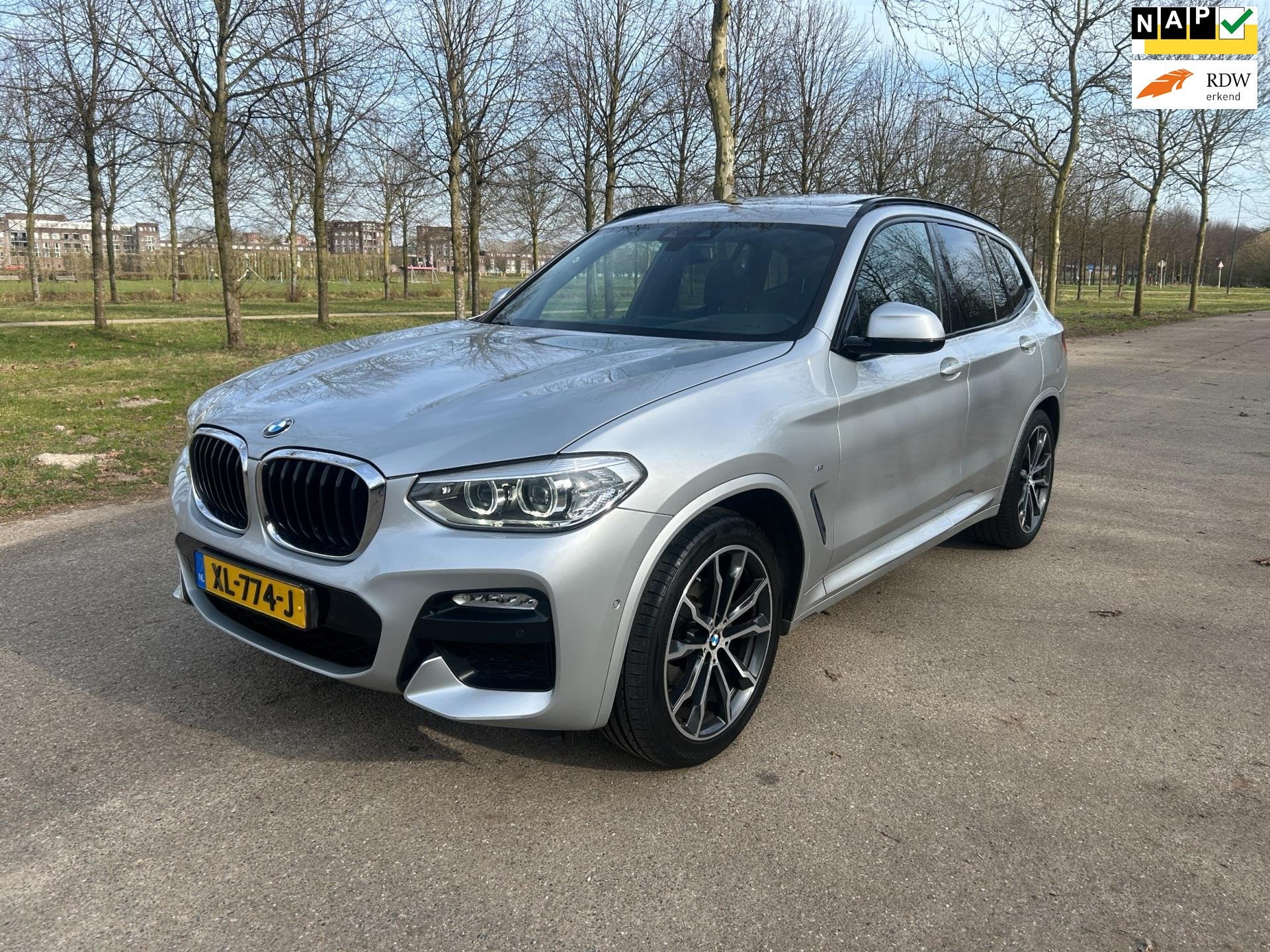 BMW X3 XDrive20i High M-Sport 18945 Ex BPM Pano FULL, Auto's, BMW, Automaat, Gebruikt, 4 cilinders, 2000 kg