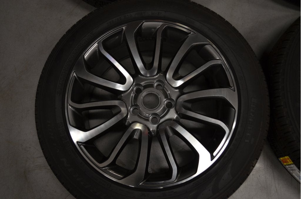 20" Range Rover L405 5x120 ET45 + Zomerbanden + TPMS, Auto-onderdelen, Niet ingevuld, Gebruikt, 255 mm, Banden en Velgen