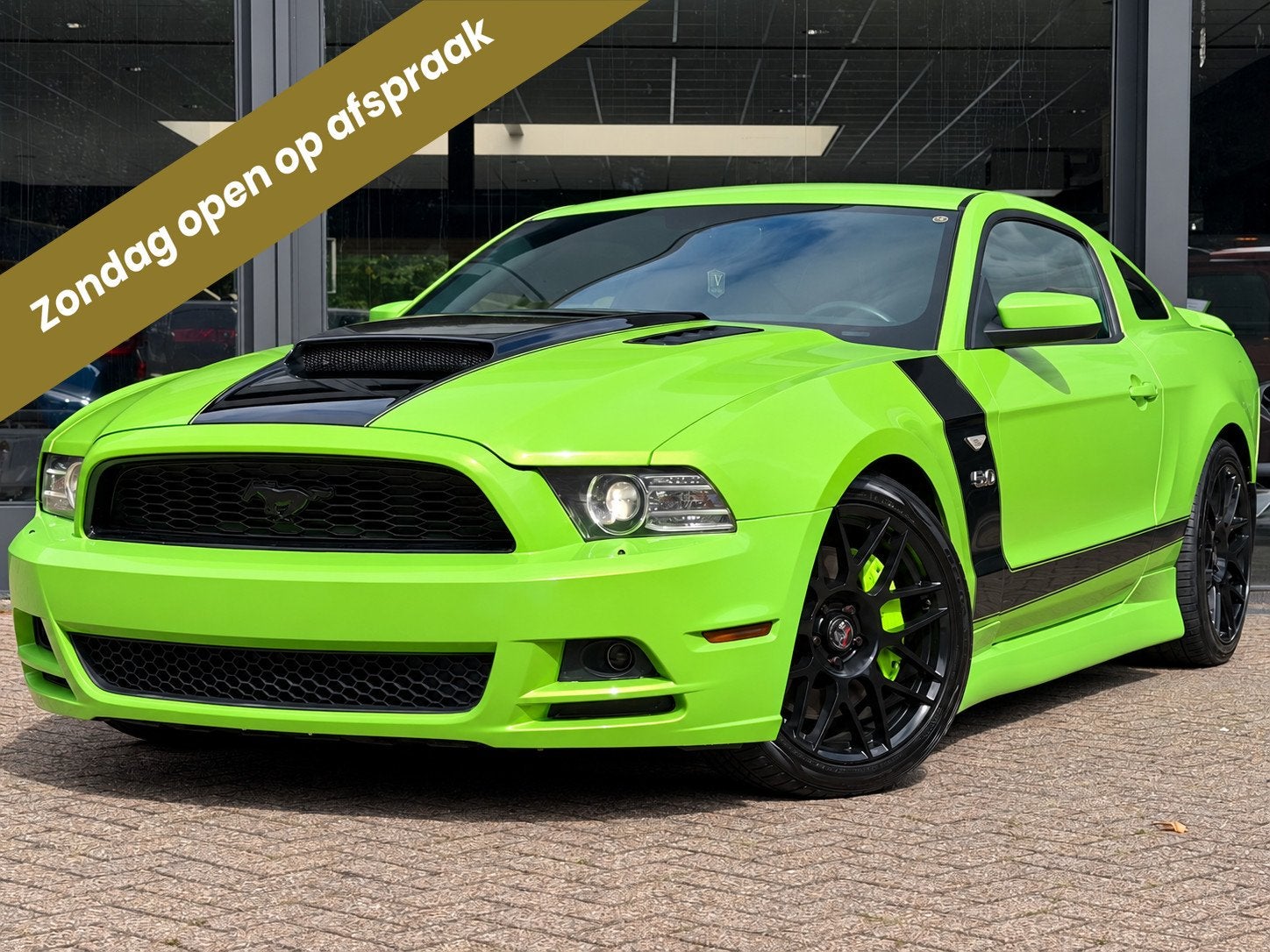 Ford USA Mustang 5.0 V8 GT Cervini Manual 424pk Recaro Shake, Auto's, Dealer onderhouden, Achterwielaandrijving, 4 stoelen, Bedrijf