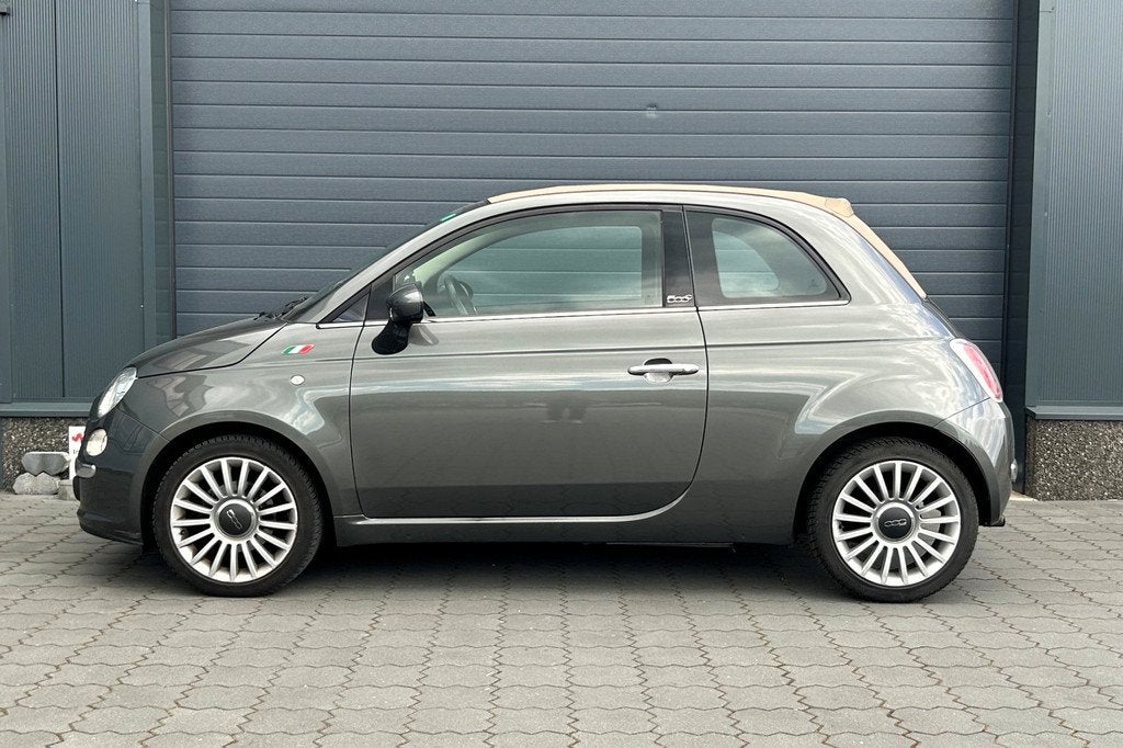 Fiat 500C 0.9 TwinAir Lounge NL-auto! 1e eig.! (bj 2012), Euro 5, 86 pk, Gebruikt, Leder en Stof