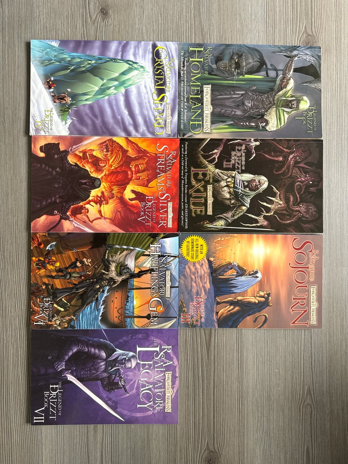 Drizzt comics - R.A. Salvatore boek 1 t/m 7, Boeken, Ophalen of Verzenden, Gelezen