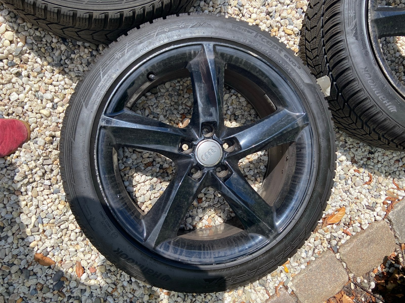 Audi velgen zwart 20 inch, Ophalen, Gebruikt, 255 mm, Velg(en)