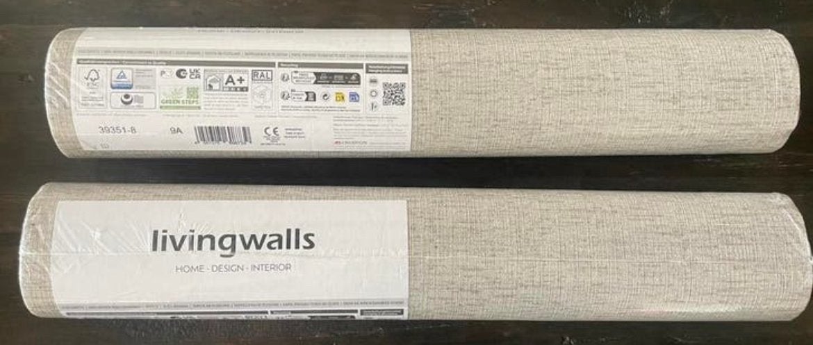 Vliesbehang beige taupe, Huis en Inrichting, Stoffering | Behang, Ophalen of Verzenden, Vliesbehang, Beige
