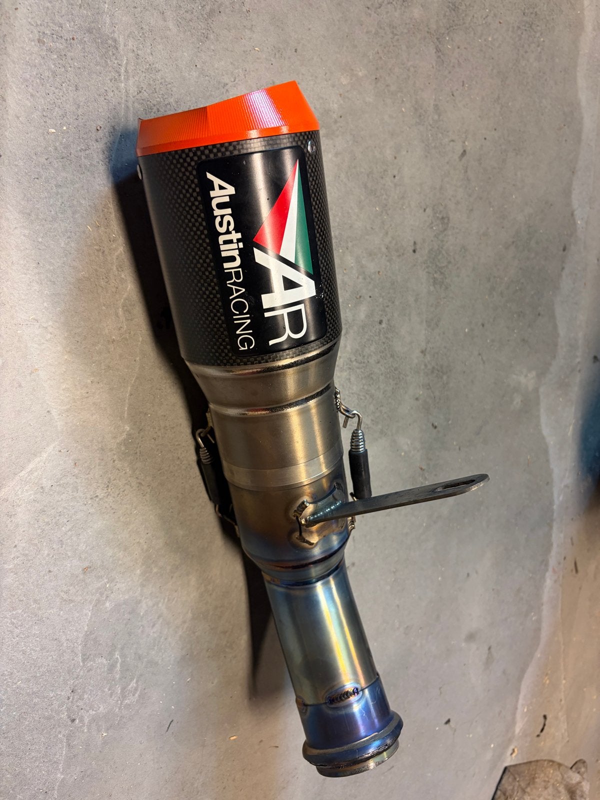 Austin Racing GP1R uitlaat voor KTM Superduke 1290 R Gen 1, Motoren, Onderdelen | Overige, Ophalen of Verzenden, Gebruikt