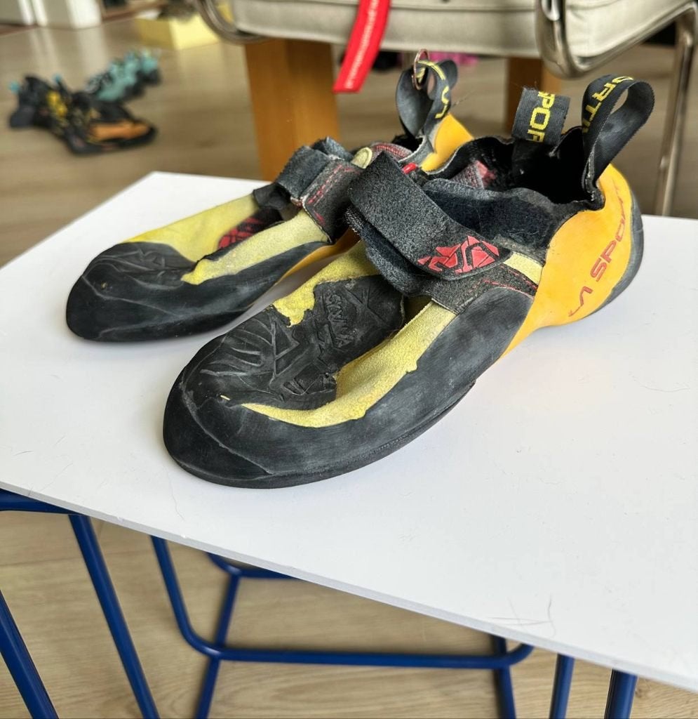 Klimschoenen La Sportiva Skwama 39, Sport en Fitness, Klimsport, Ophalen of Verzenden, Gebruikt, Klimsportschoenen