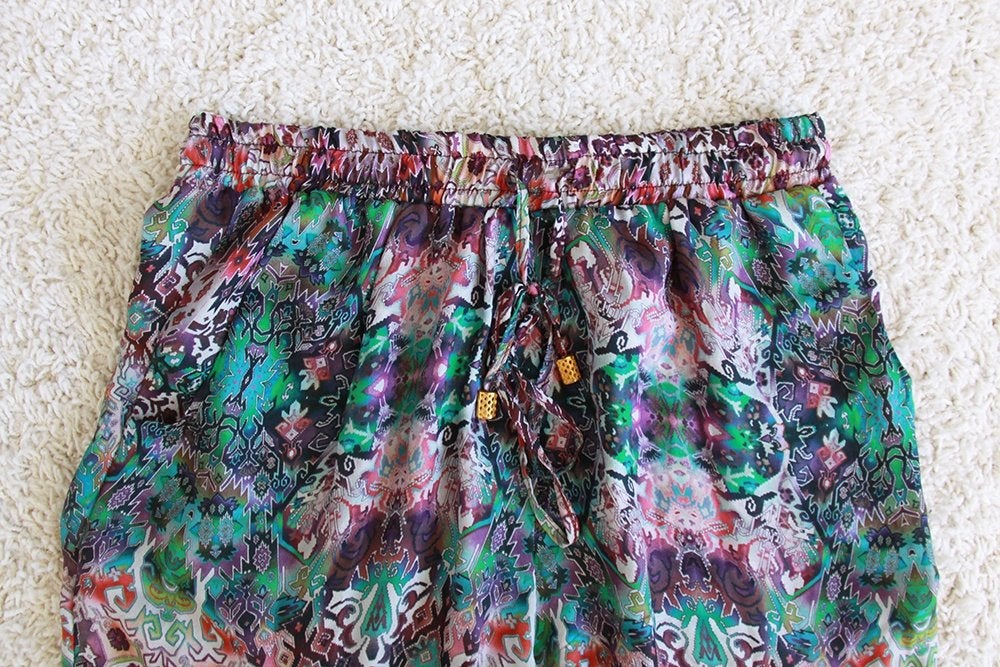 Mooie Princess Broek 100% Zijde (Maat 36) - 461 € 45,-, Meerkleurig, Ophalen of Verzenden, Zo goed als nieuw, Maat 36 (S)