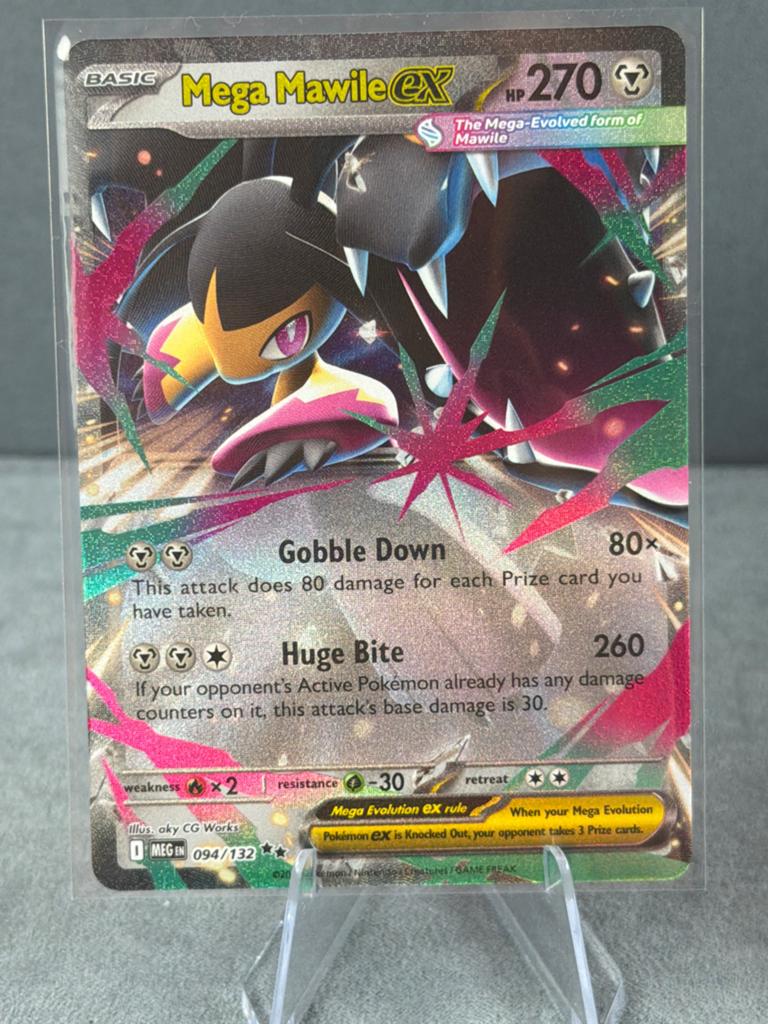 Mega Mawile EX Pokémon Kaart 094/132, Ophalen of Verzenden, Zo goed als nieuw, Losse kaart