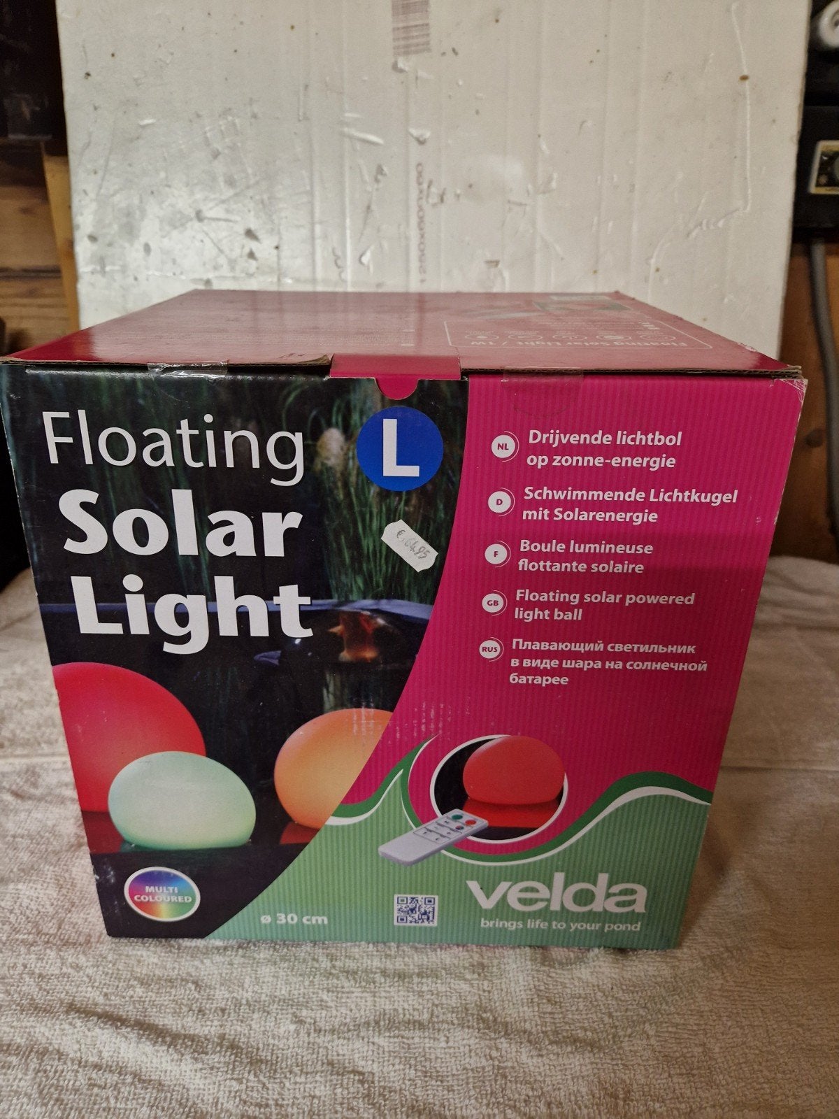 Velda Drijvende Solar Lichtbol L - Multi Gekleurd, Ophalen