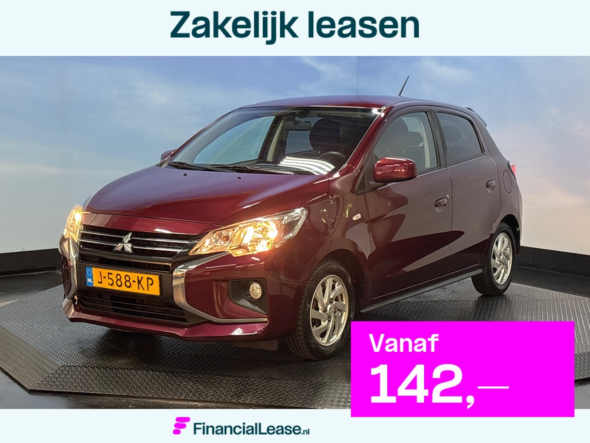 Mitsubishi Space Star 1.2 Active Automaat | Airco | Cruise, Stof, Gebruikt, Origineel Nederlands, Bedrijf
