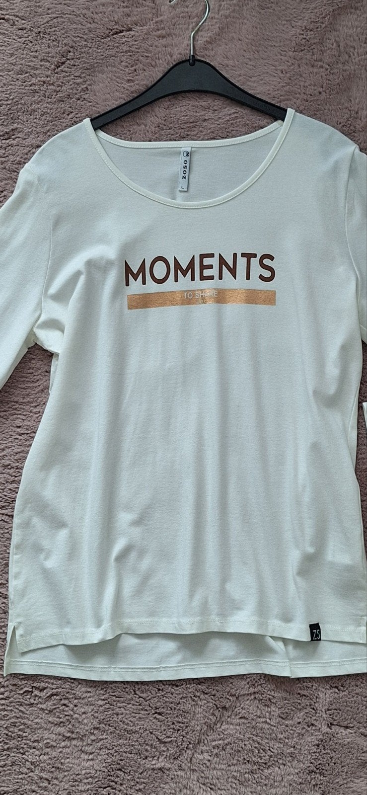 Zoso shirt maat L, Wit, Maat 42/44 (L), Ophalen of Verzenden, Zo goed als nieuw
