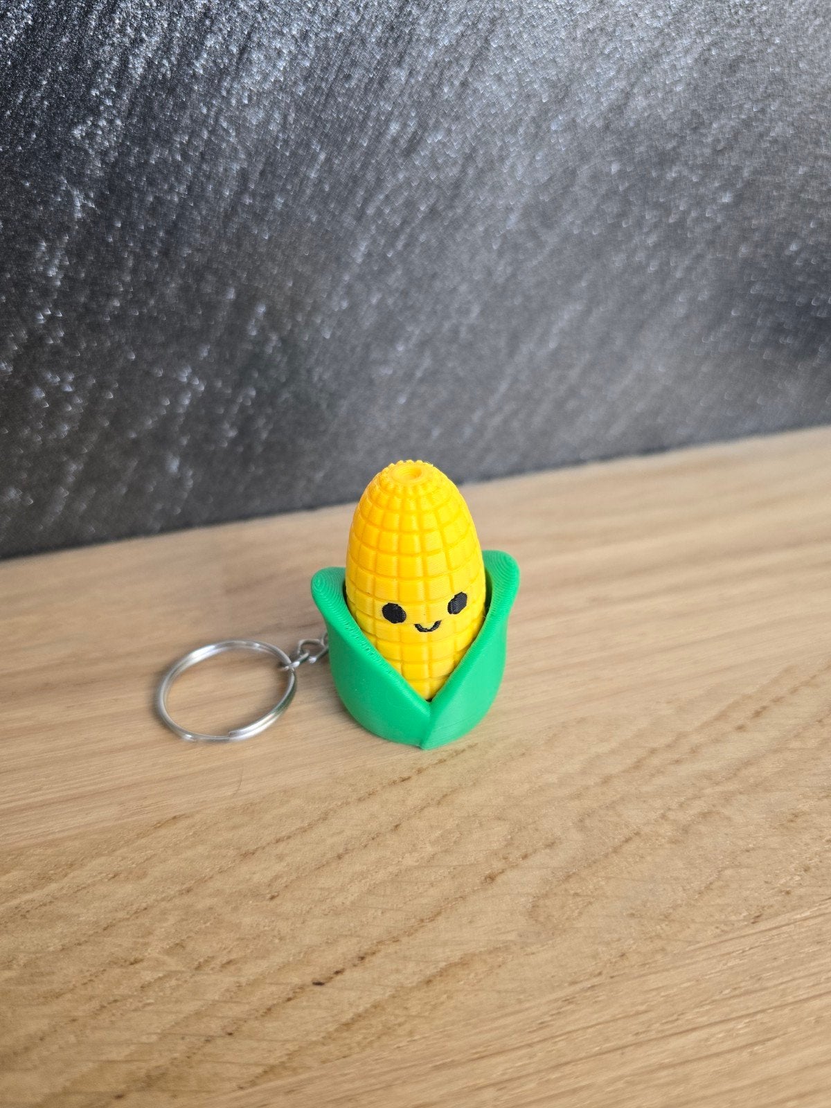 Leuke Mais Clicker Sleutelhanger - Kawaii Maïskolf, Ophalen of Verzenden, Nieuw, Knuffel of Figuurtje