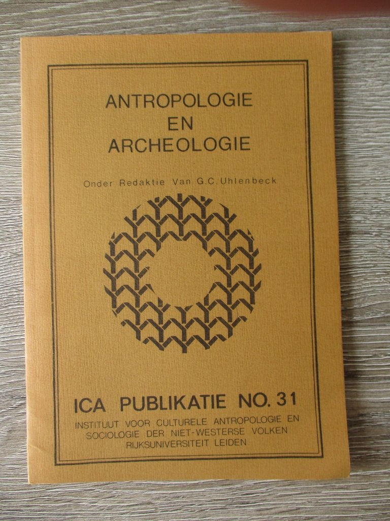 Antropologie en archeologie - G.C. Uhlenbeck, Ophalen of Verzenden, Gelezen, Nederland