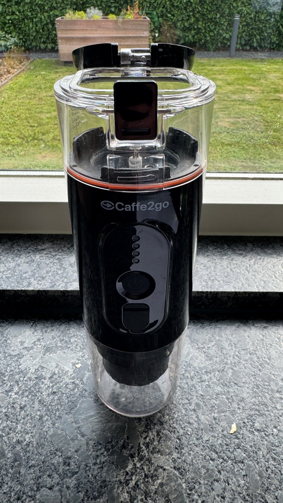 Caffe2go draagbare koffiemachine, Koffiepads en cups, Koffiemachine, Ophalen of Verzenden, Zo goed als nieuw