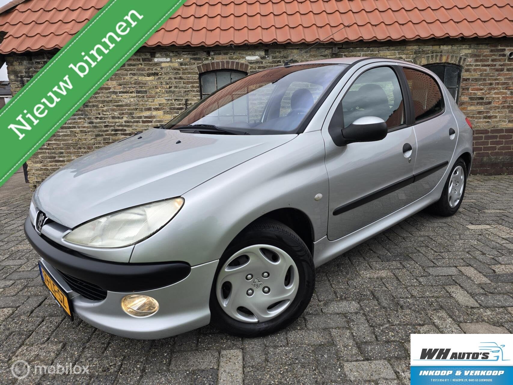 Peugeot 206 1.6-16V Gentry nette auto!, Elektrische ramen, 4 cilinders, 1039 kg, Bedrijf