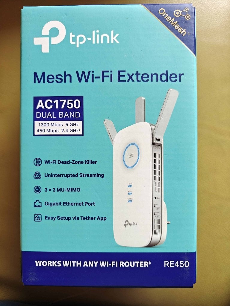 TP-Link AC1750 Wi-Fi Range Extender – In originele doos, Ophalen of Verzenden, Zo goed als nieuw, Tp link
