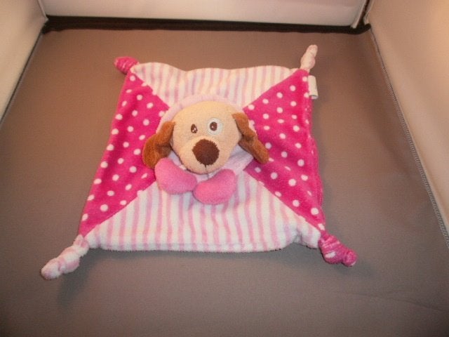Simba nicotoy ABC hond of koe roze/wit of blauw/wit gestipt, Overige merken, Overige karakters, Overige typen, Ophalen of Verzenden