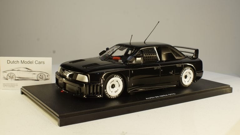 Audi 90 IMSA GTO Test Car 1:18 Zwart - Werk83 Modelauto, Ophalen of Verzenden, Zo goed als nieuw, Auto, Overige merken
