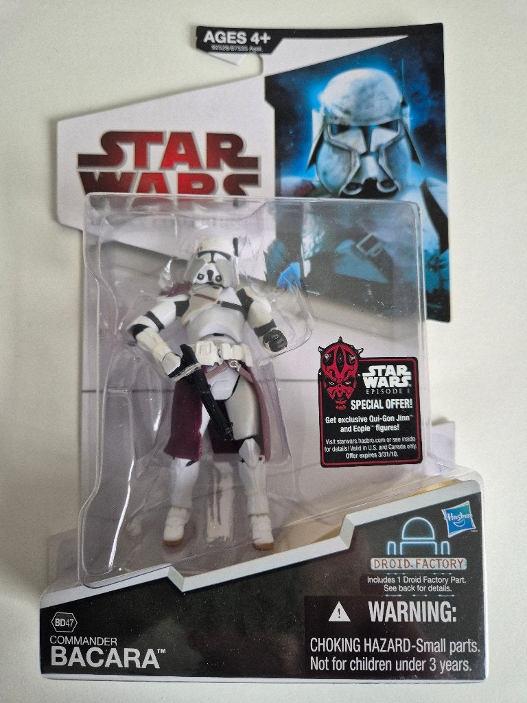 Star Wars TLC Red BD47 Commander Bacara, Verzamelen, Star Wars, Nieuw, Actiefiguurtje, Ophalen of Verzenden