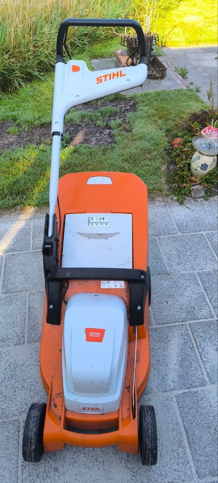 Stihl RME 443C (zie beschrijving), Tuin en Terras, Ophalen, Cirkelmaaier, Gebruikt, Elektrische grasmaaier
