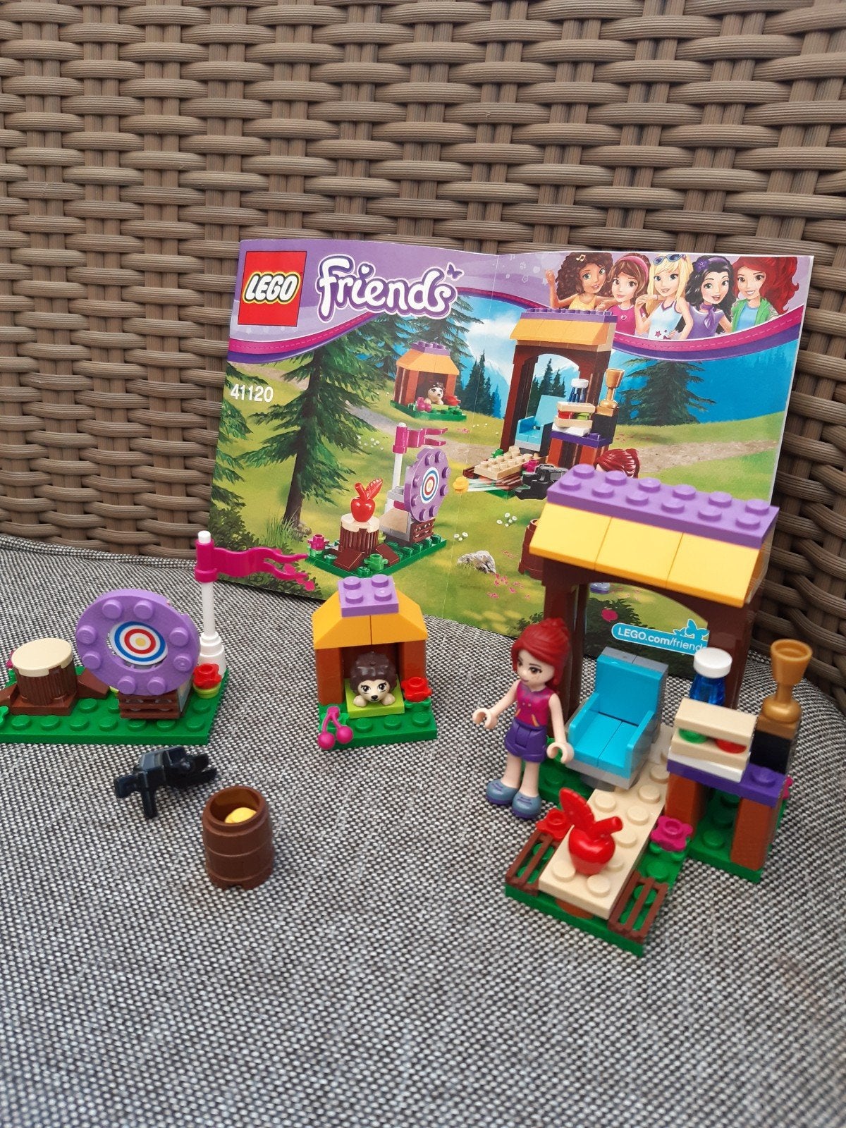 Lego Friends Avonturenkamp Boogschieten, Lego, Ophalen of Verzenden, Zo goed als nieuw, Compleet
