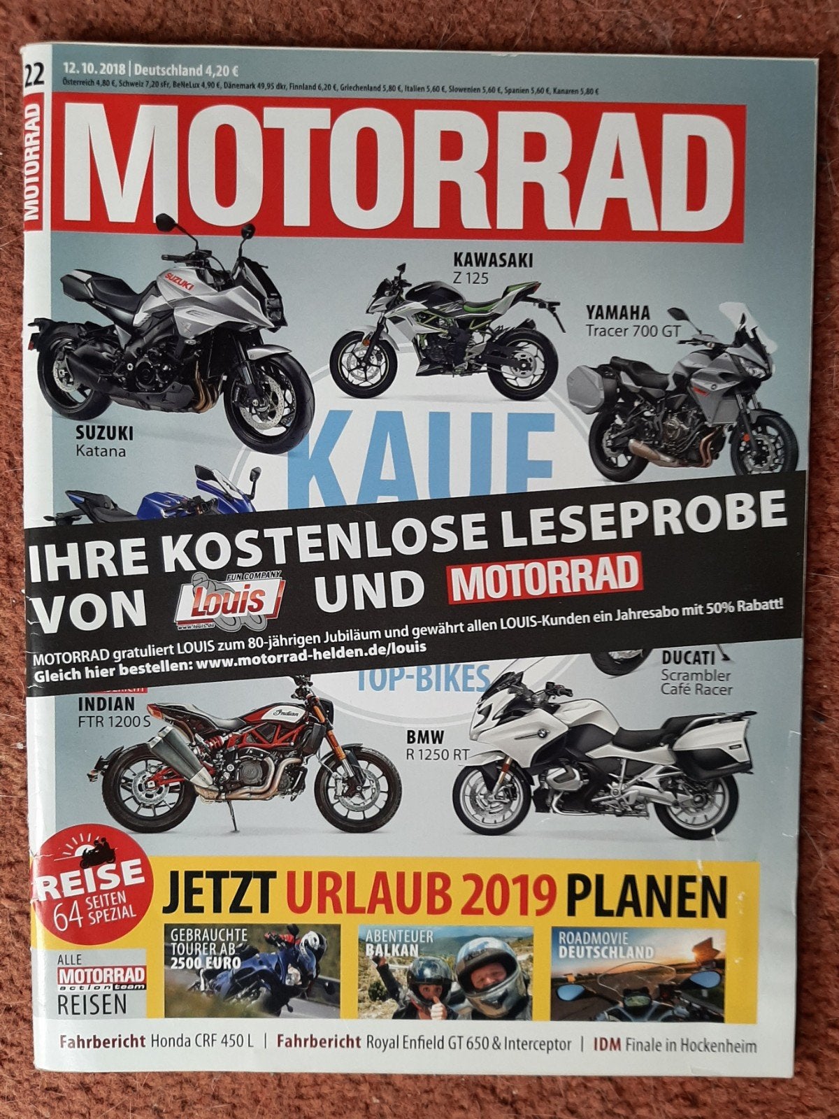 Motorrad Magazine, Ophalen of Verzenden, Gelezen, Overige typen