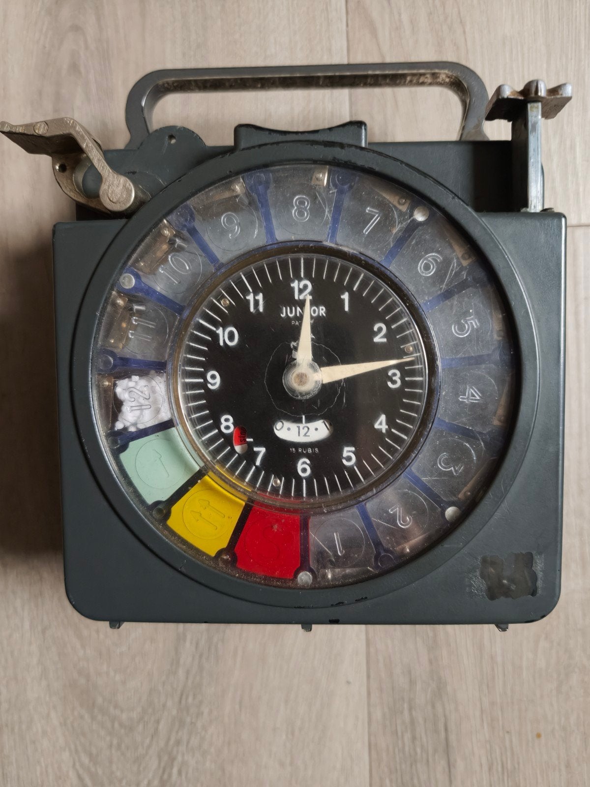 Volledig Werkende Vintage Junior Duivenklok / Constateur - S, Ophalen of Verzenden