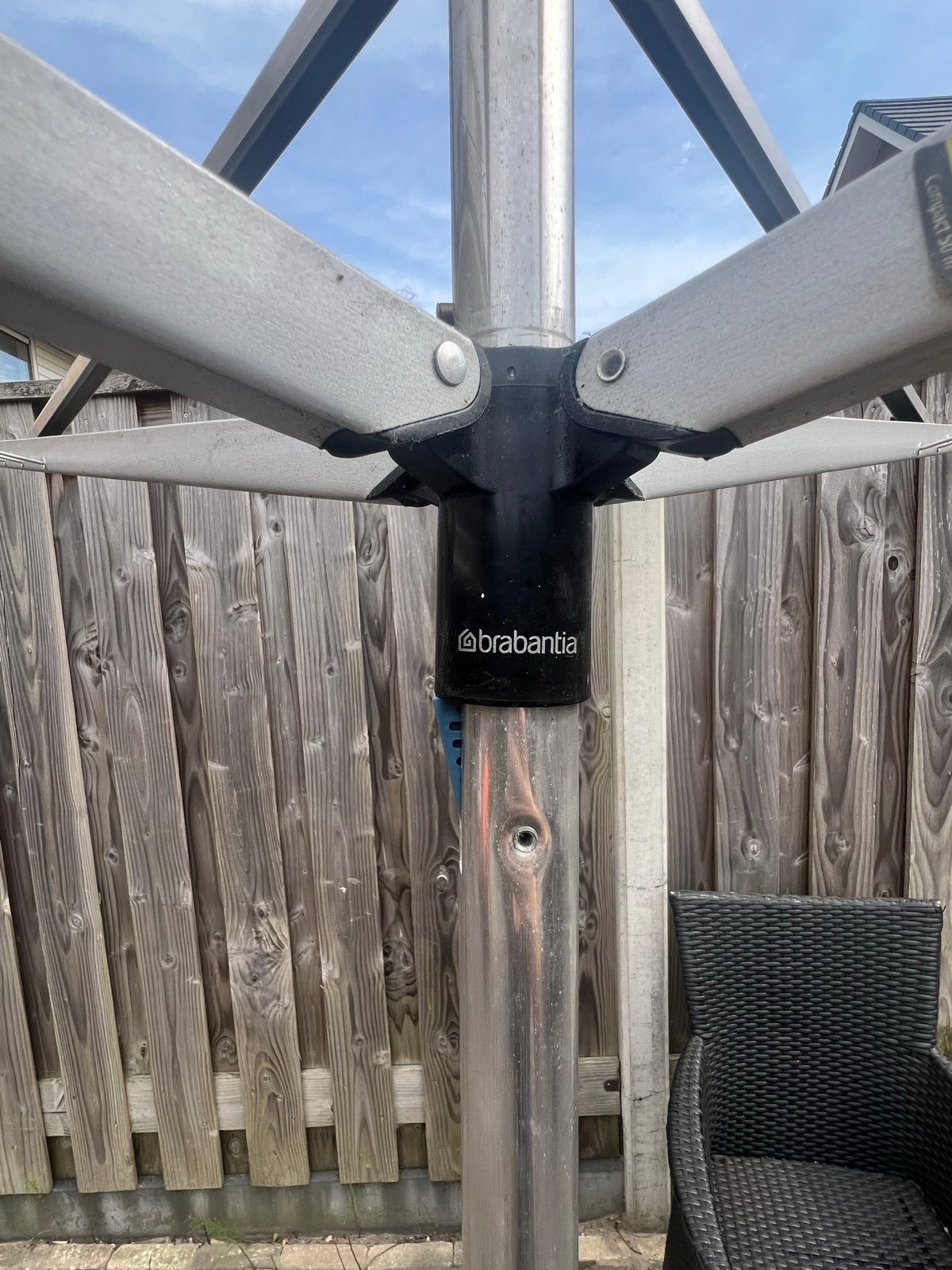 Brabantia droogmolen - Compact en stevig, Tuin en Terras, Droogmolens en Wasrekken, Ophalen, Gebruikt, Droogmolen