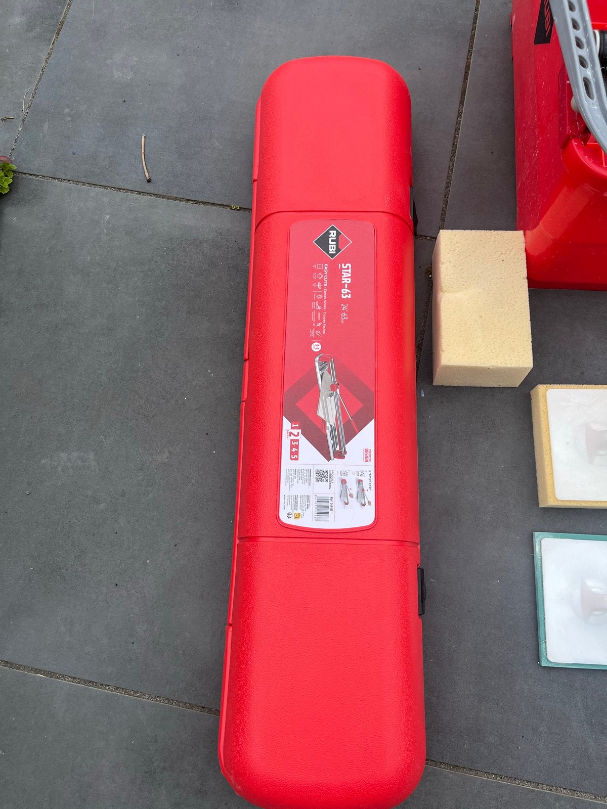 Rubi Star-63 tegelsnijder met toebehoren, Doe-het-zelf en Verbouw, Gereedschap | Handgereedschap, Ophalen of Verzenden, Gebruikt