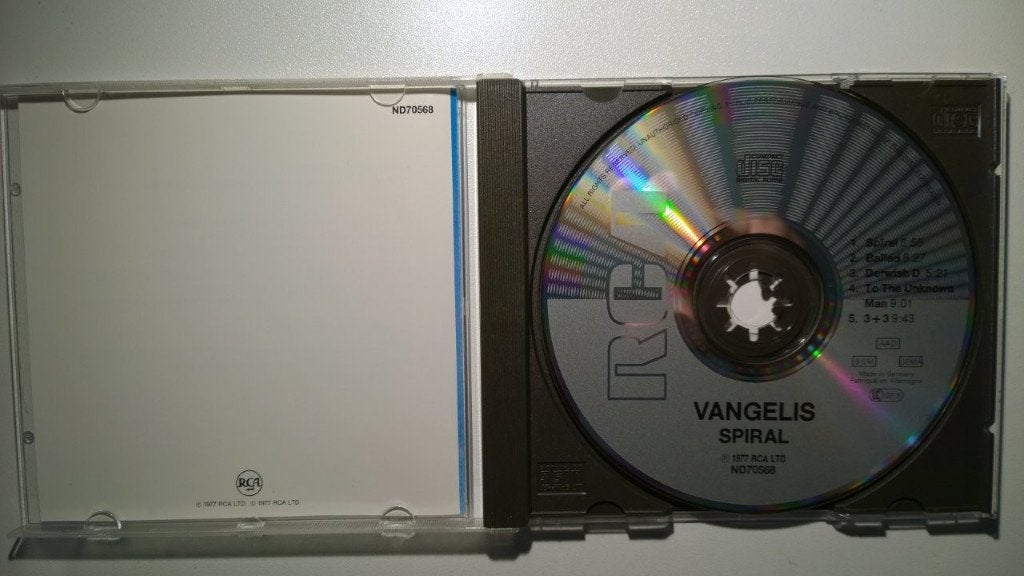 Vangelis - Spiral, Ophalen of Verzenden, Zo goed als nieuw, Pop, Album