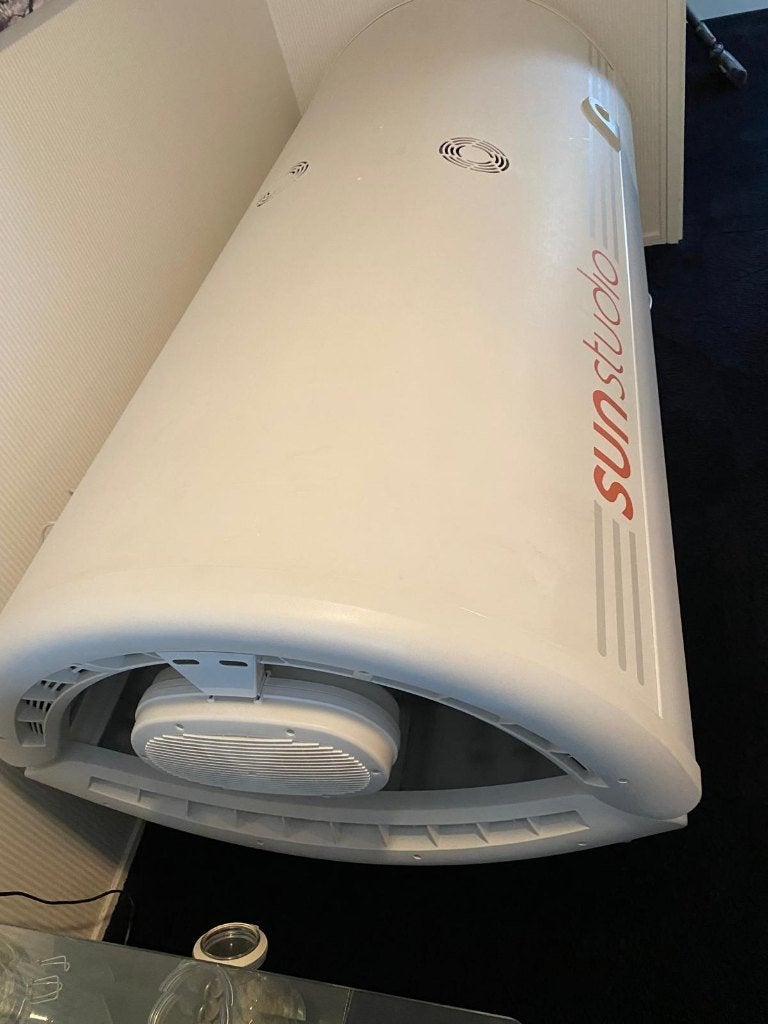 zonnetunnel philips, Witgoed en Apparatuur, Ophalen, Gebruikt, Zonnebank dubbelzijdig, 15 lampen of meer