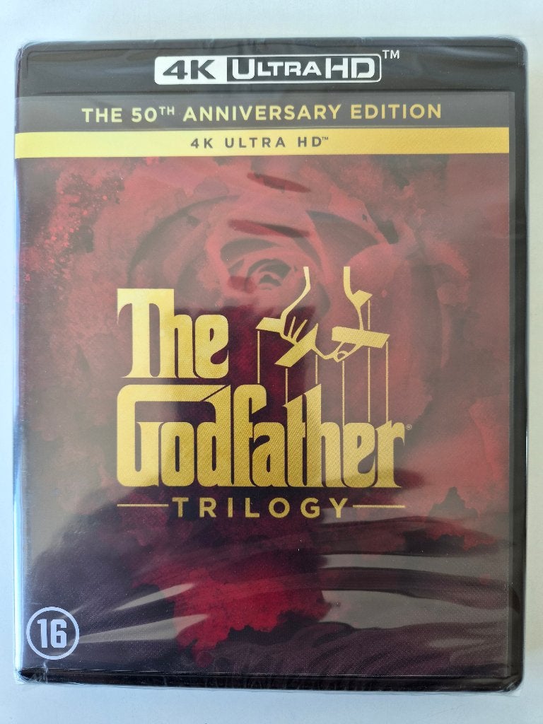 The Godfather Trilogy - 4K UHD BD, Cd's en Dvd's, Blu-ray, Ophalen of Verzenden, Nieuw in verpakking, Actie