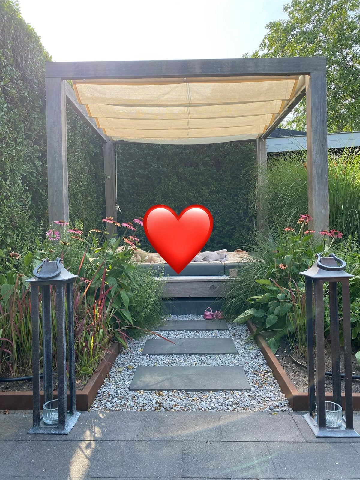 XL Balinees bed 250x250x215, Tuin en Terras, Ophalen, Gebruikt, Tuinpaviljoen