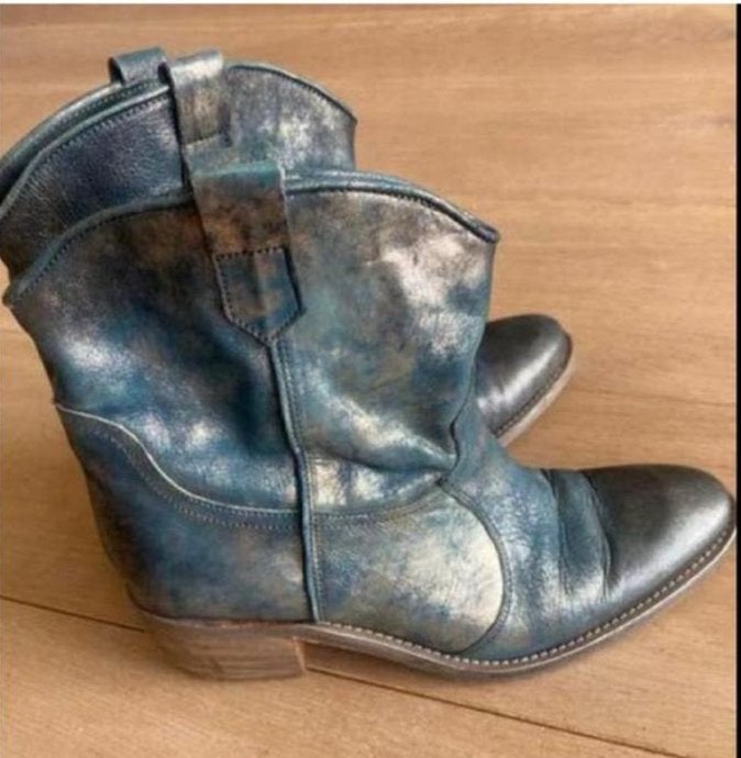 Yks&co cowboylaarzen 41 nieuwstaat, Blauw, Lage of Enkellaarzen, Ophalen of Verzenden, Zo goed als nieuw