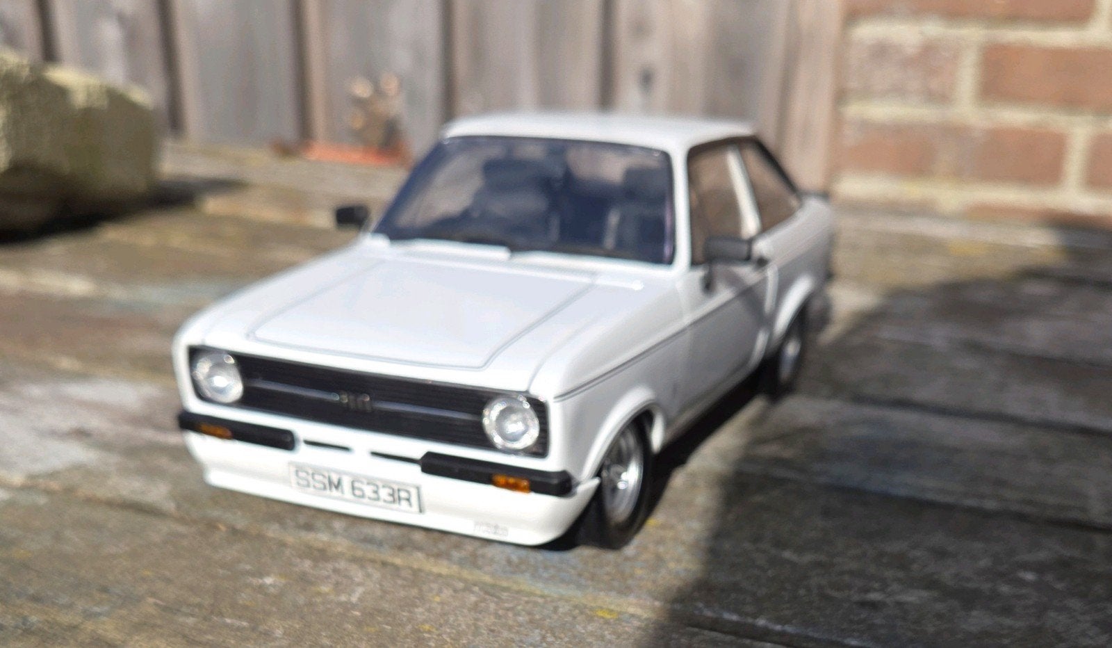 Ford escort Mkll Sunstar 1/18, Ophalen of Verzenden, Zo goed als nieuw, Auto, Sun Star