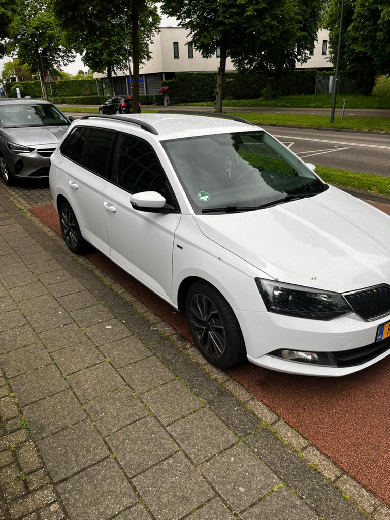 Skoda Fabia 1.0 TSI Greentech 95pk 2018 Wit, Auto's, Voorwielaandrijving, 40 €/maand, 95 pk, Overige bekleding