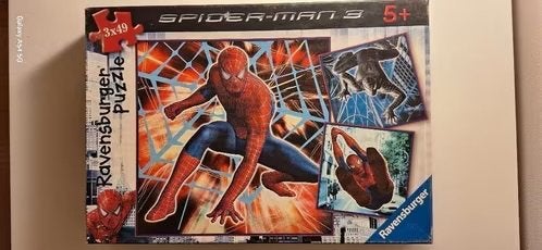 Kinderpuzzels Spiderman, Ophalen of Verzenden, 10 tot 50 stukjes, Zo goed als nieuw, 4 tot 6 jaar