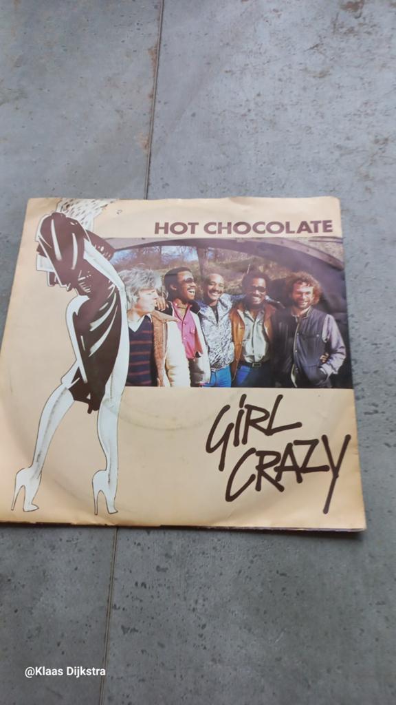 Hot Chocolate - Girl Crazy (Vinyl Single), Cd's en Dvd's, Vinyl | Pop, Ophalen of Verzenden, 1980 - 1989, Gebruikt, 7 inch