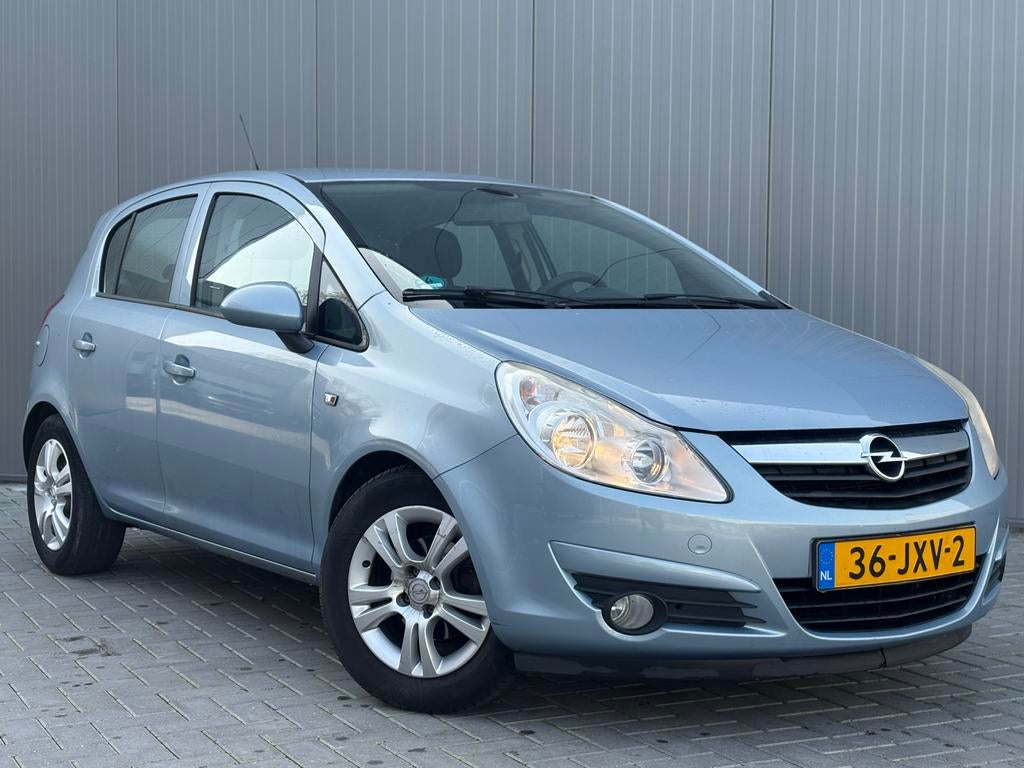 Opel Corsa 1.4 16V 5D 2009 Blauw NWE APK INRUIL MOGELIJK!, Voorwielaandrijving, 1063 kg, 4 cilinders, Blauw