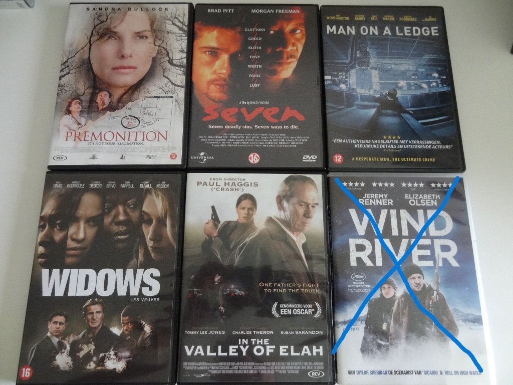 Diverse DVD's Thrillers, Cd's en Dvd's, Dvd's | Thrillers en Misdaad, Zo goed als nieuw, Alle leeftijden, Ophalen