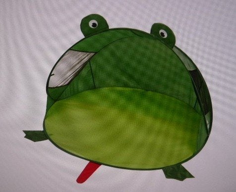 Groen Kikker Kinder pop-up strandtent in handige draagtas, Ophalen of Verzenden, Nieuw