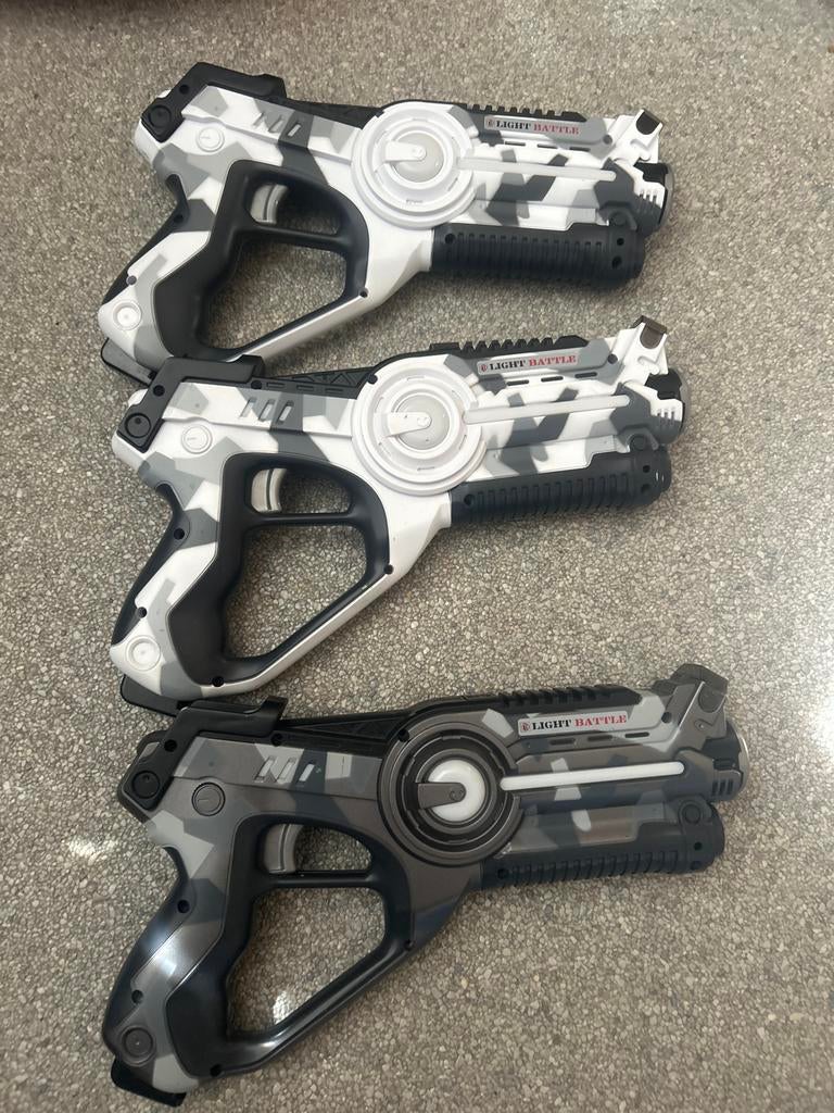 Light Battle laserpistolen met losse en borst targets, Kinderen en Baby's, Speelgoed | Buiten | Actiespeelgoed, Gebruikt, Ophalen of Verzenden