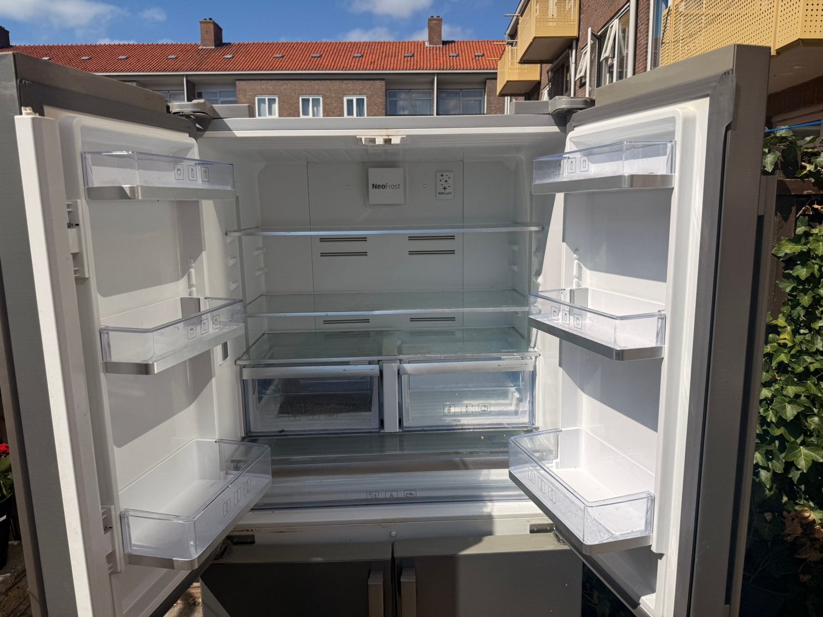 American koelkast, Witgoed en Apparatuur, Vriezers en Diepvrieskisten, Ophalen, Gebruikt, 60 tot 90 cm, 160 cm of meer