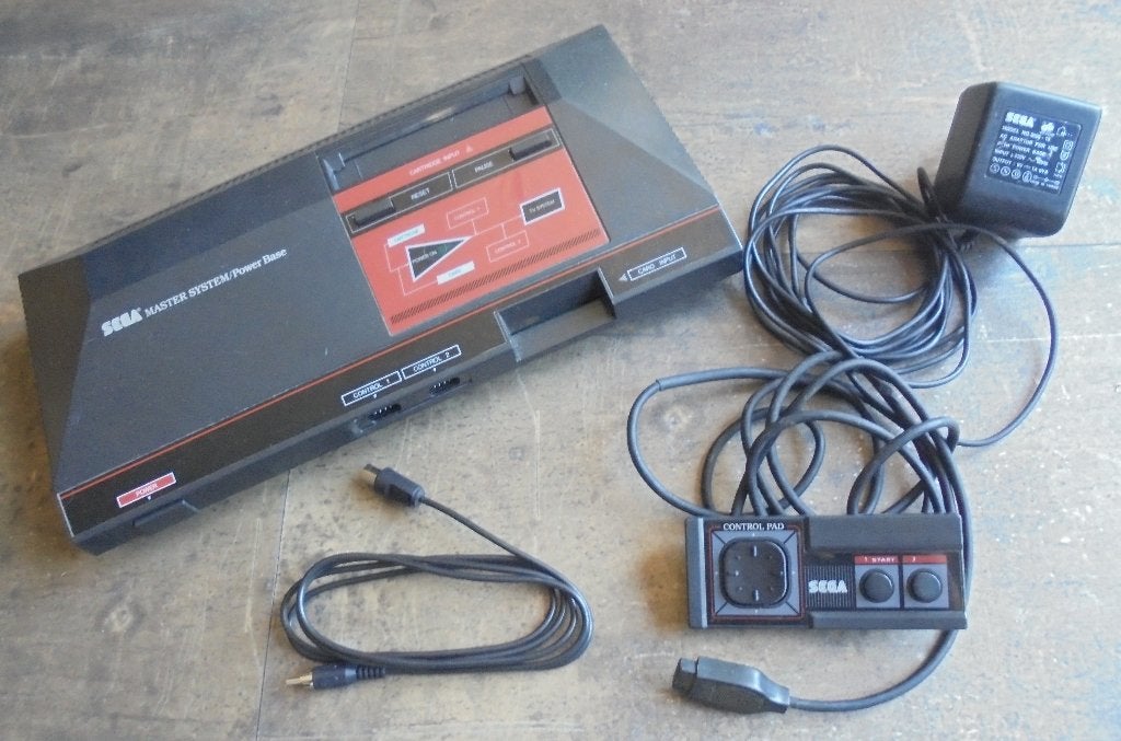 Sega Master System spelconsole (zie foto's), Master System, Ophalen of Verzenden, Met 1 controller, Gebruikt