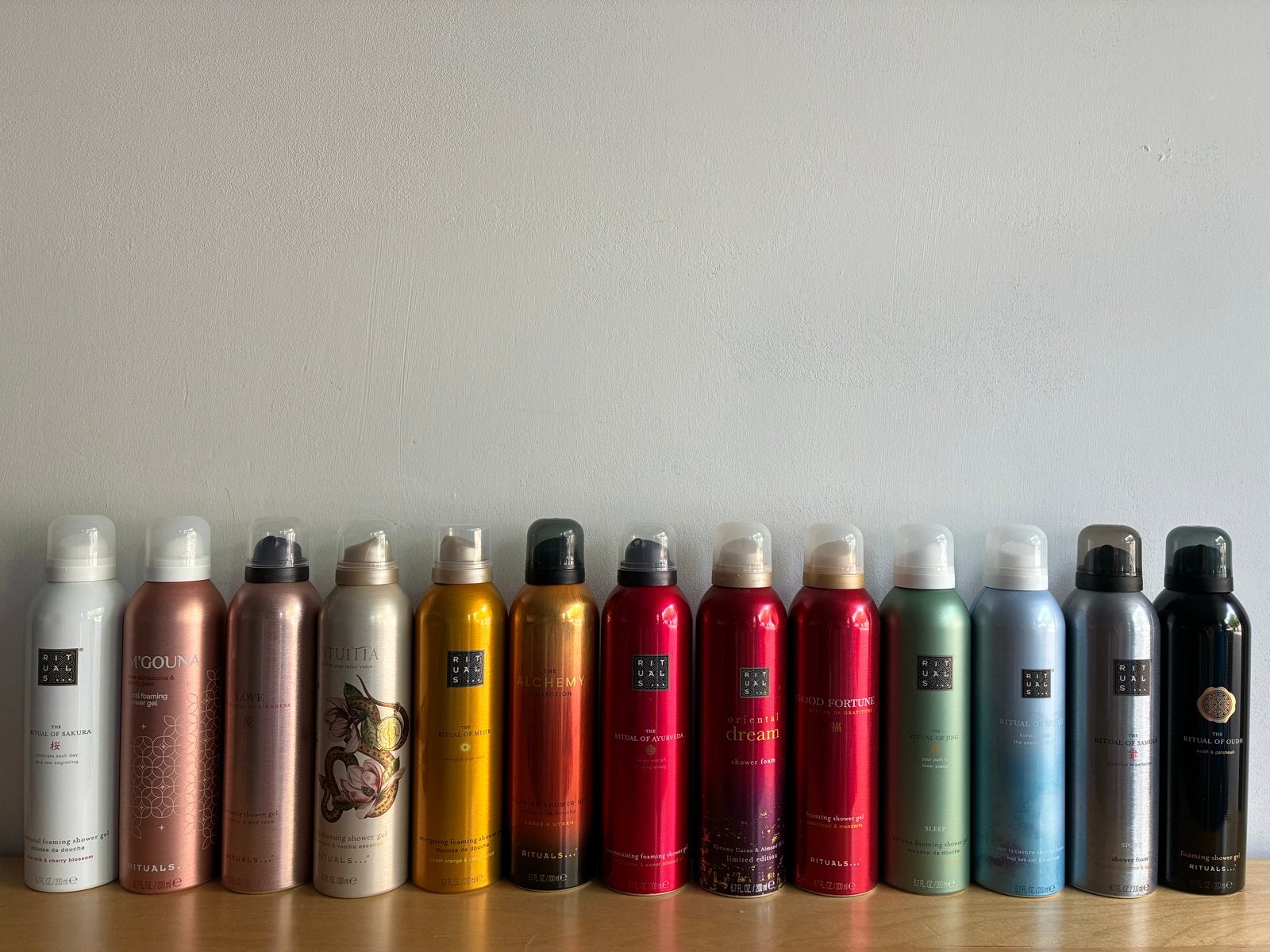 Collectie Rituals Doucheschuim - Leeg, Ophalen of Verzenden, Gebruikt, Bad & Douche