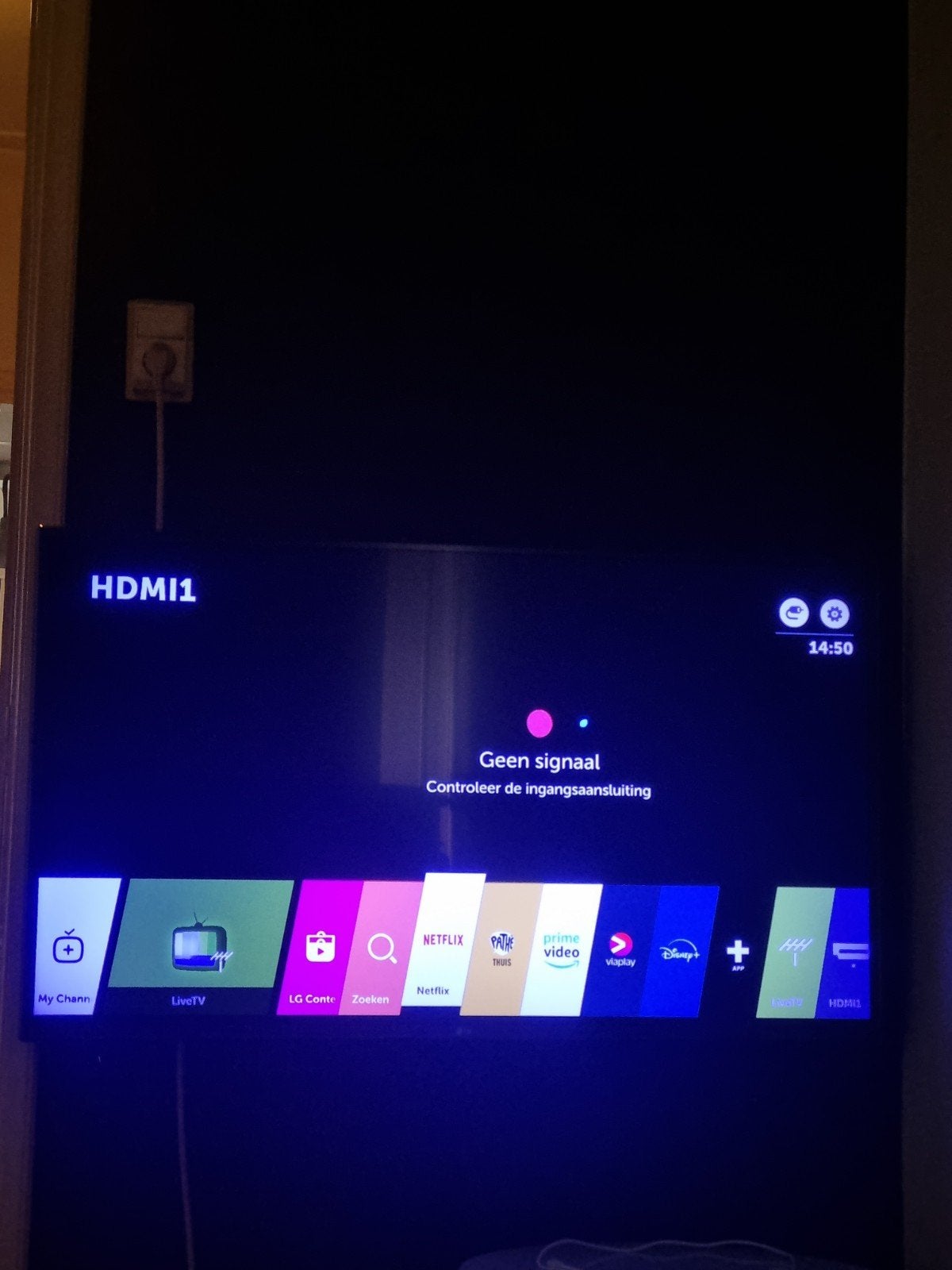 LG Smart TV zonder standaard, Ophalen of Verzenden, Gebruikt, LG, Smart TV